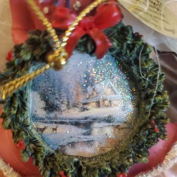 Thomas Kinkade Angelic voices ornaments set - Picture 6 of 9